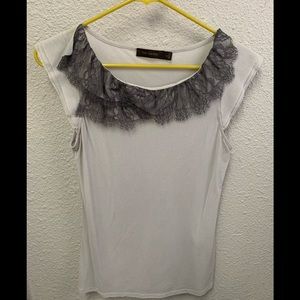 The Limited ruffled blouse, size medium